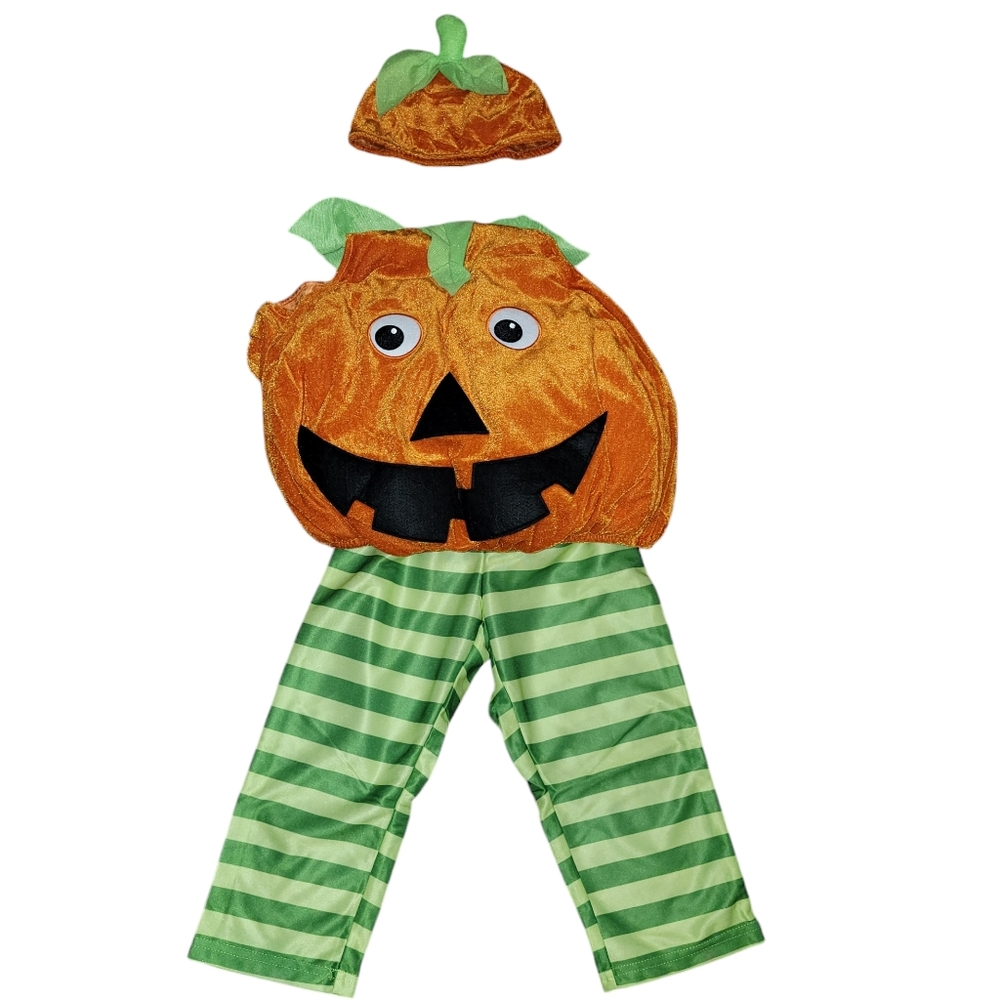 NWOT Pumpkin Halloween Costume Kids 2-3Y
